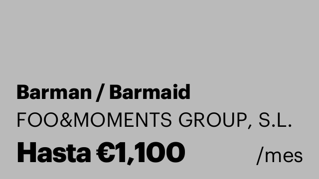 Barman / Barmaid