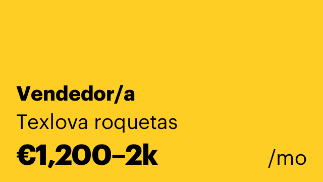 Vendedor/a