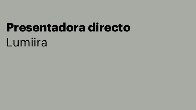 Presentadora directo