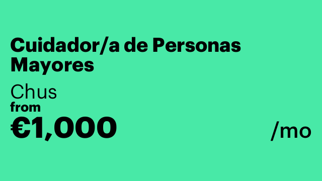 Cuidador/a de Personas Mayores