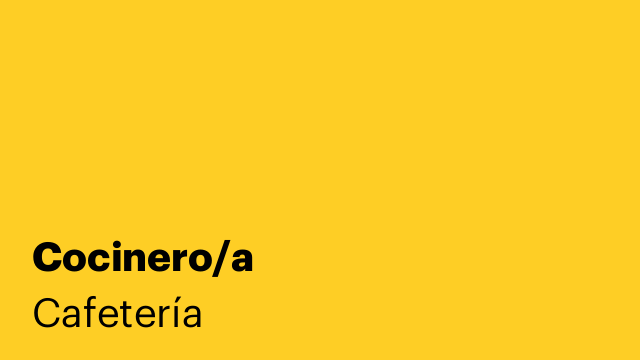 Cocinero/a