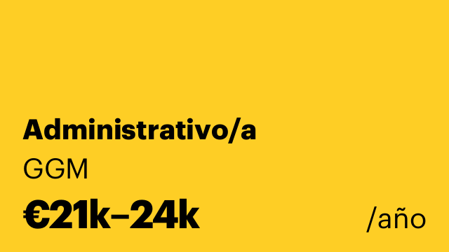 Administrativo/a