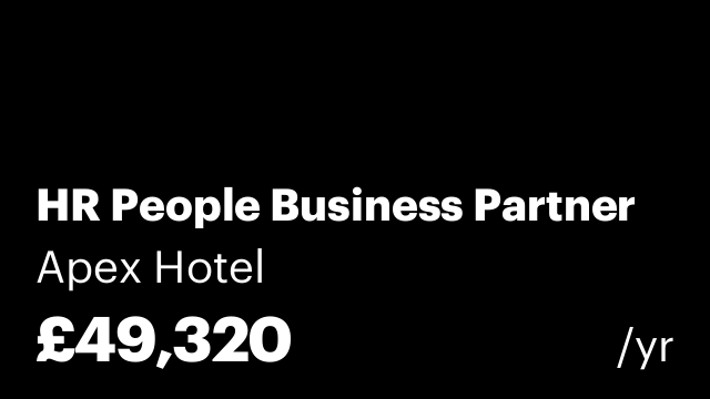 HR People Business Partner