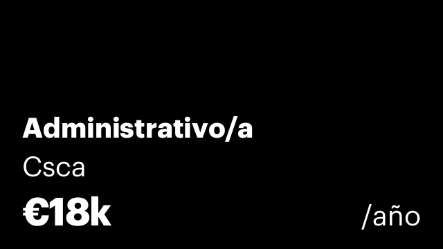 Administrativo/a