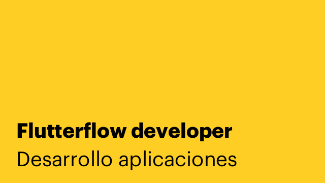Flutterflow developer