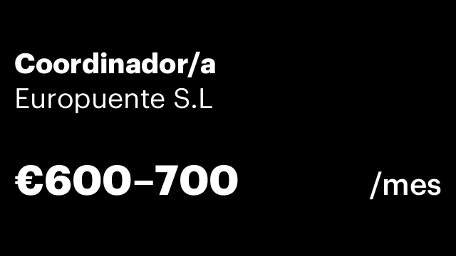 Coordinador/a