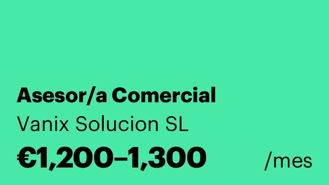Asesor/a Comercial
