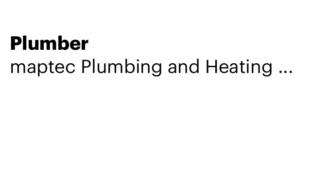 Plumber
