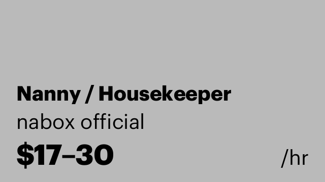 Nanny / Housekeeper