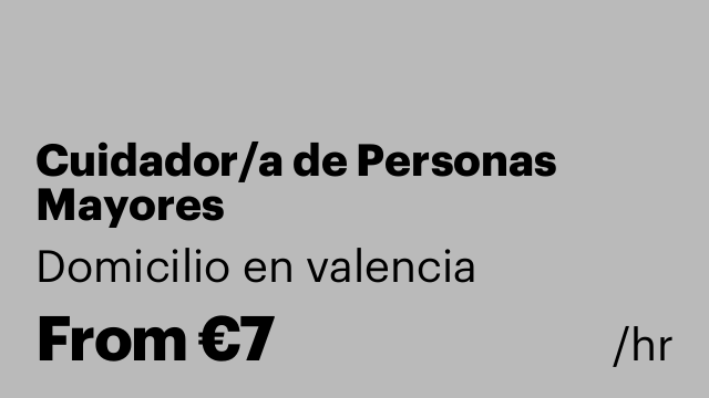 Cuidador/a de Personas Mayores