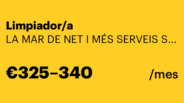 Limpiador/a