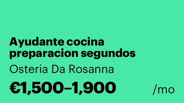 Ayudante cocina preparacion segundos