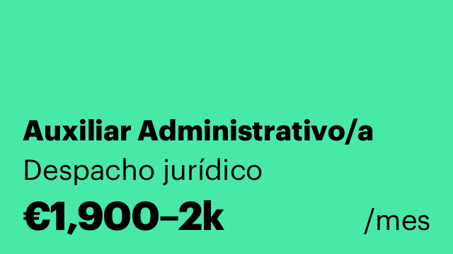 Auxiliar Administrativo/a