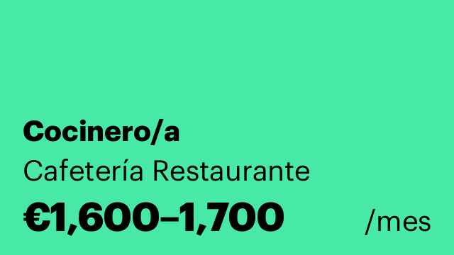 Cocinero/a