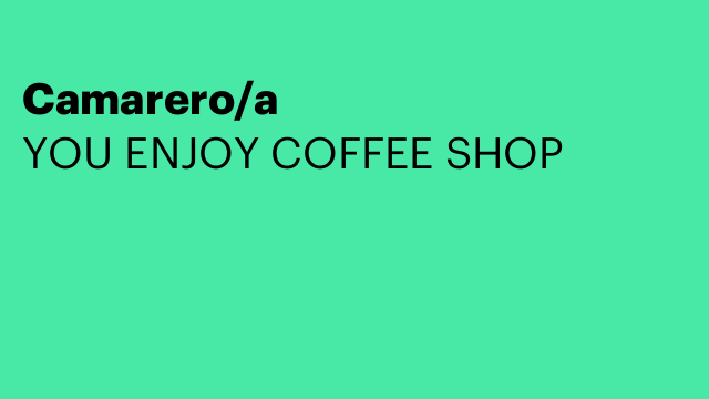 Camarero/a