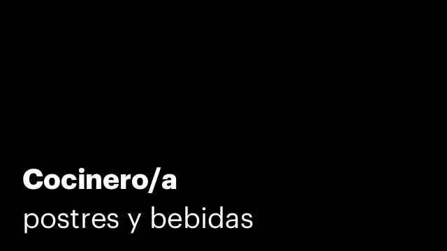 Cocinero/a