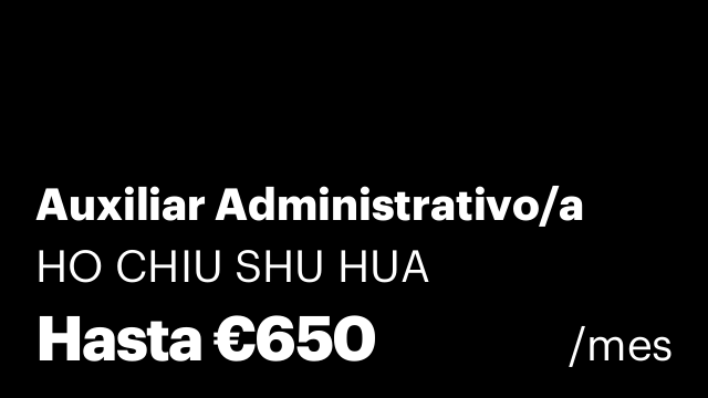 Auxiliar Administrativo/a