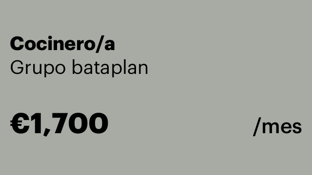 Cocinero/a