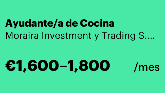 Ayudante/a de Cocina