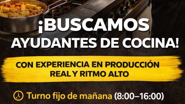 Ayudante/a de Cocina