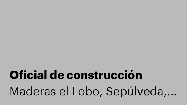 Oficial de construcción