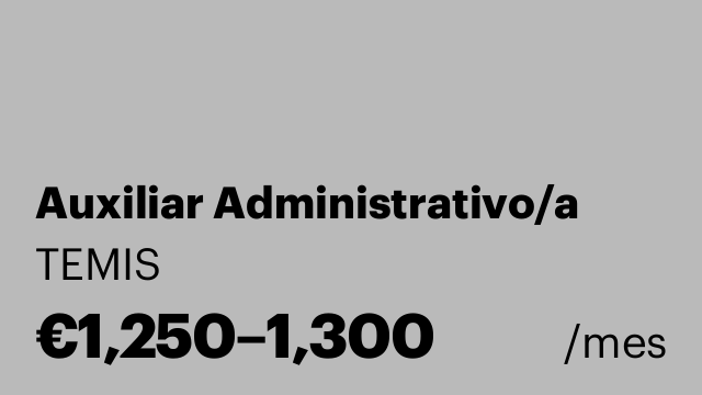 Auxiliar Administrativo/a