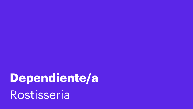 Dependiente/a