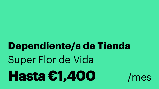Dependiente/a de Tienda