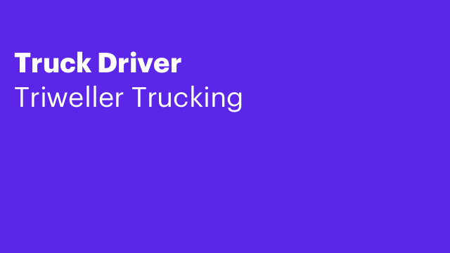 Truck Driver
