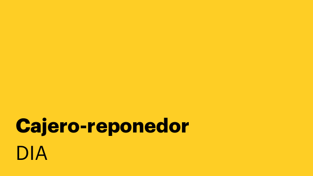 Cajero-reponedor