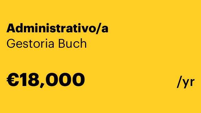 Administrativo/a