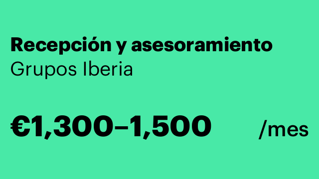 Recepción y asesoramiento