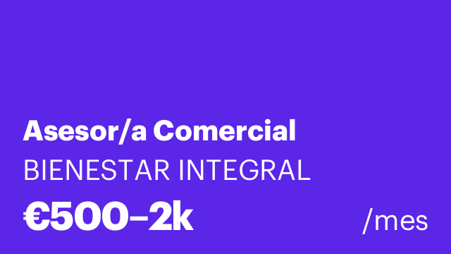 Asesor/a Comercial