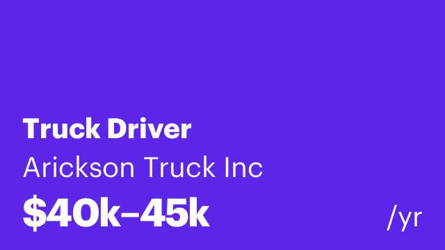 Truck Driver