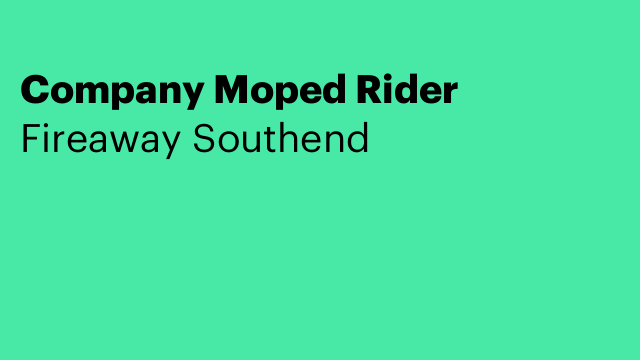 Company Moped Rider