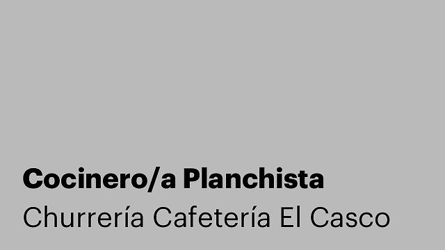 Cocinero/a Planchista