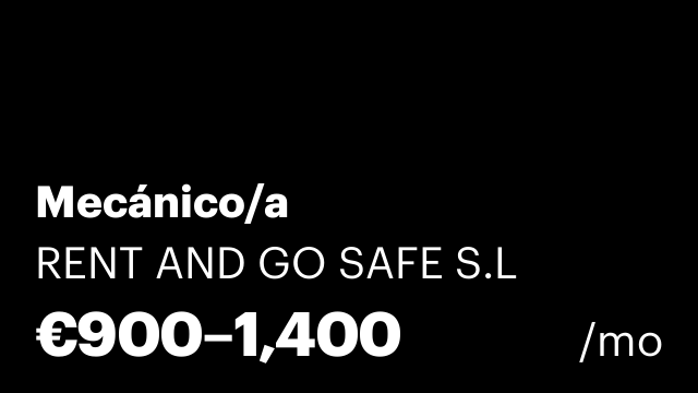Mecánico/a