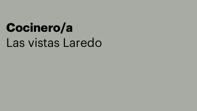 Cocinero/a