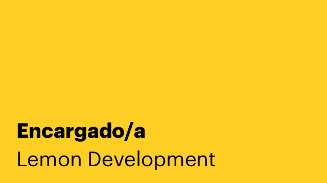 Encargado/a