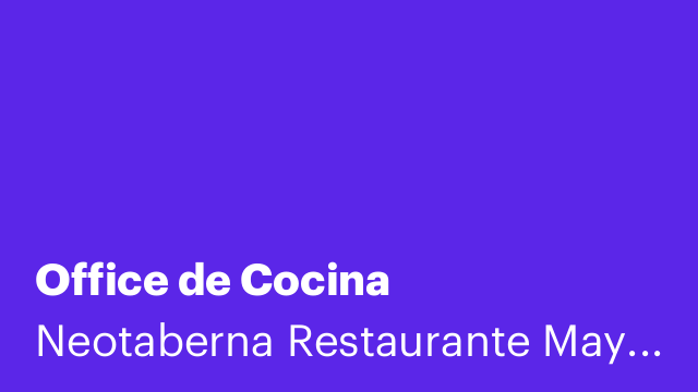 Office de Cocina