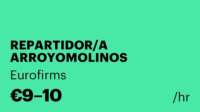 REPARTIDOR/A ARROYOMOLINOS