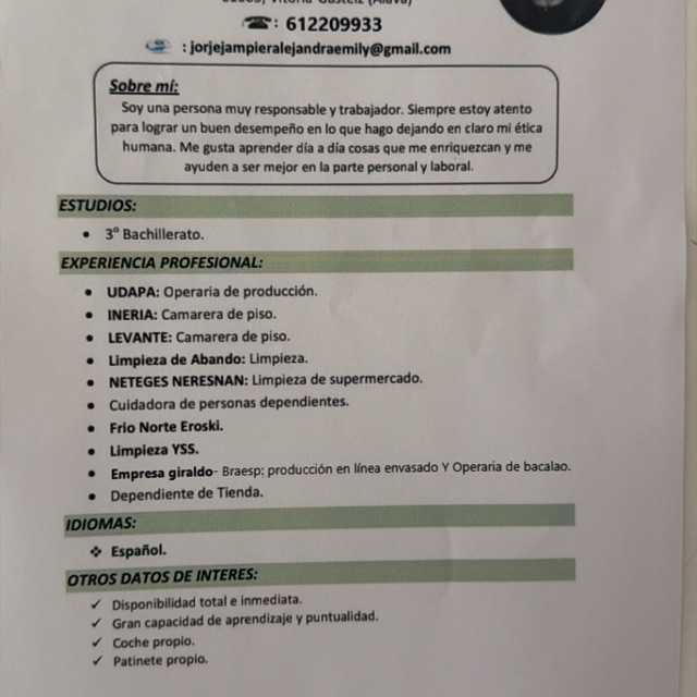 Candidate avatar