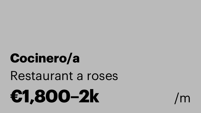 Cocinero/a