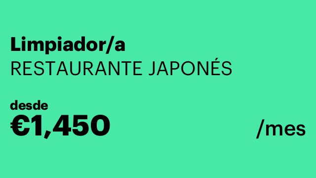 Limpiador/a