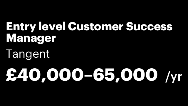 Entry level Customer Success Manager