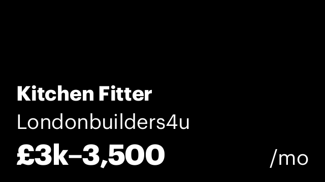 Kitchen Fitter