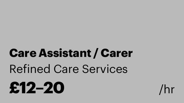 Care Assistant / Carer