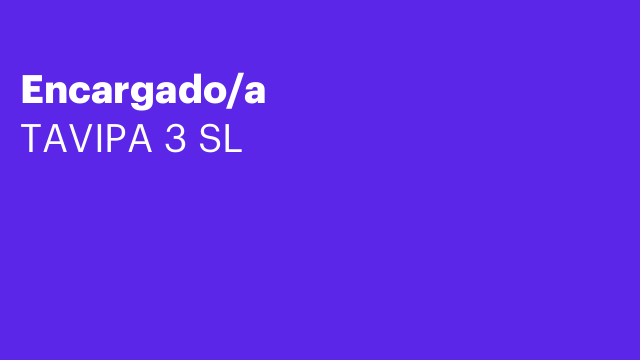 Encargado/a