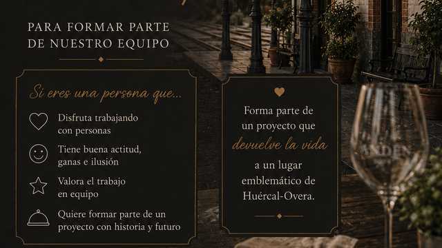 Camarero/a de Sala/Terraza