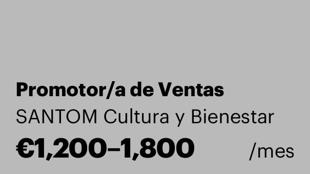 Promotor/a de Ventas